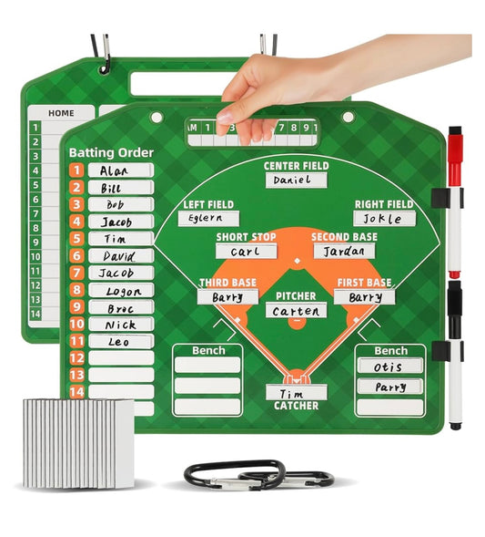 Magnetic Baseball Lineup Board