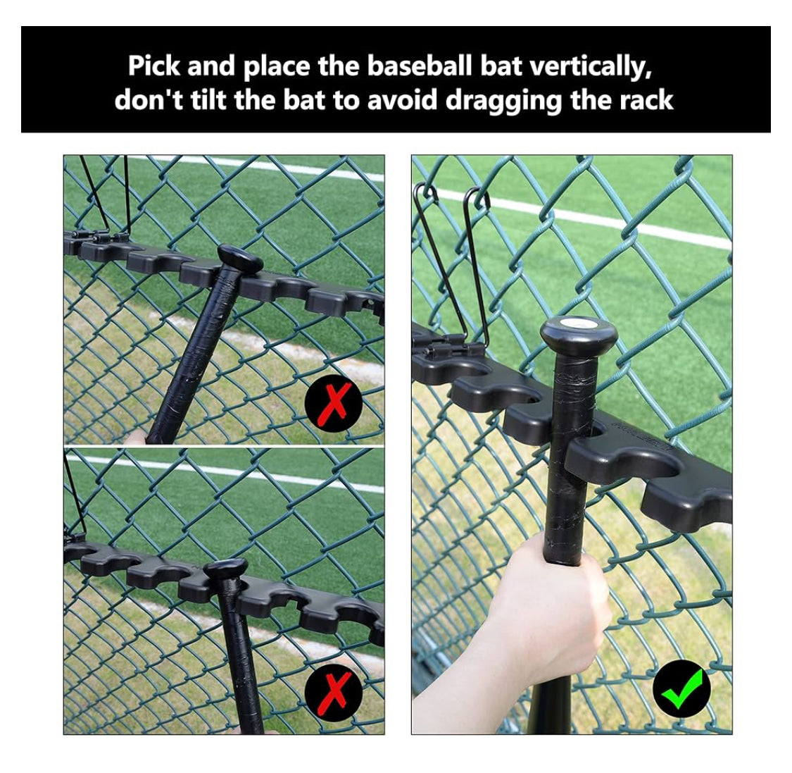 Baseball Bat Rack