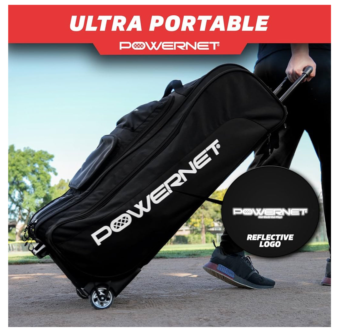 PowerNet Optimus Catchers Rolling Equipment bag