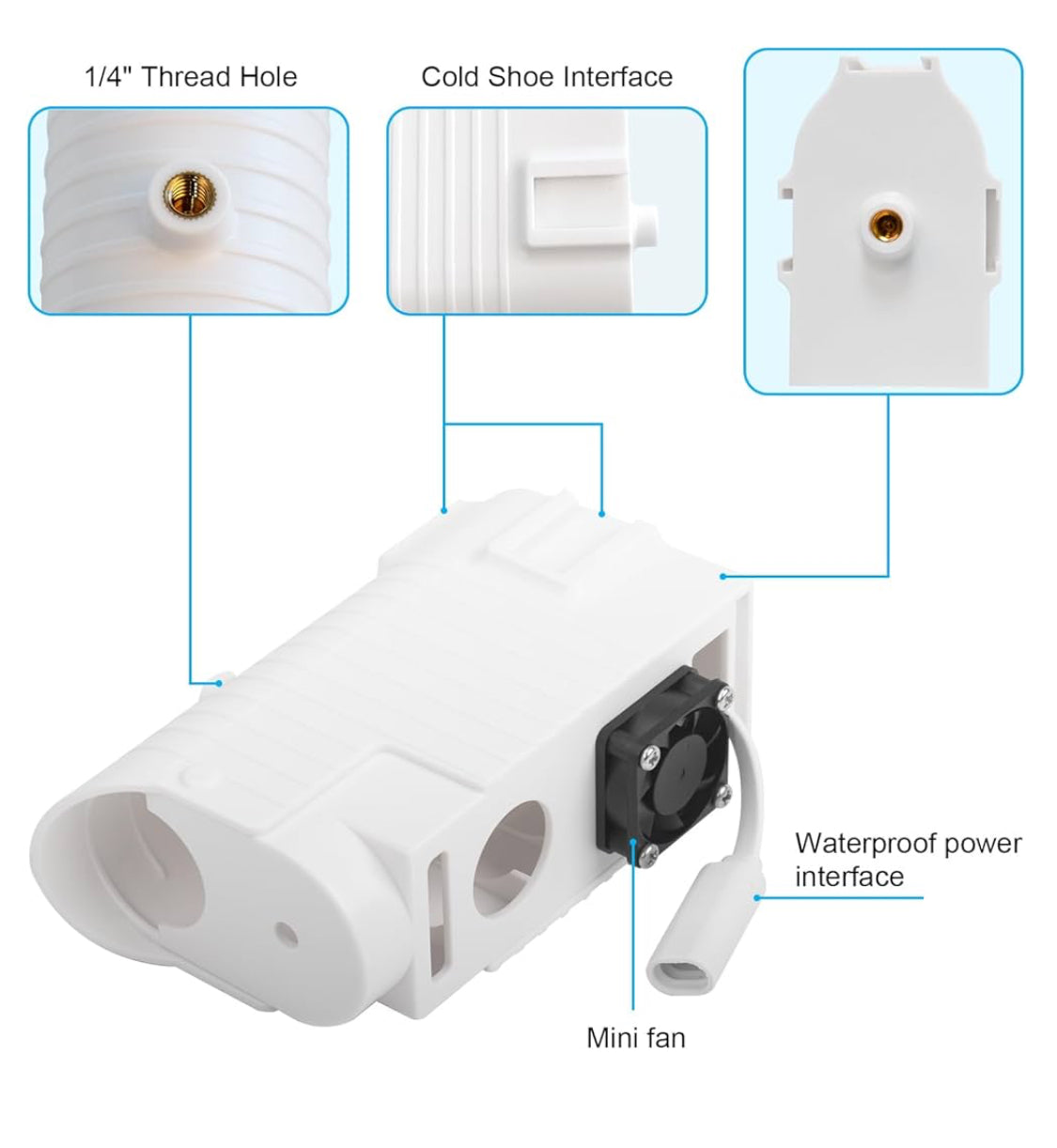 Protective Clam Cover w/Cooling Fan for MEVO Start