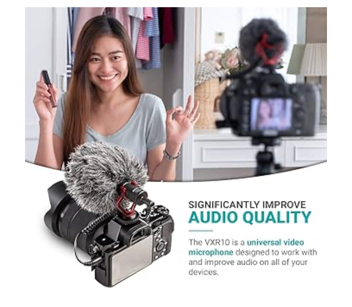 MOVO VXR10 Mini Shotgun Mic for Streaming
